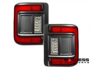 Jeep Wrangler JL Tail Lights - Flush Mount -LED - Red Lens Jeep Wrangler JL Tail Lights - Flush Mount -LED - Red Lens